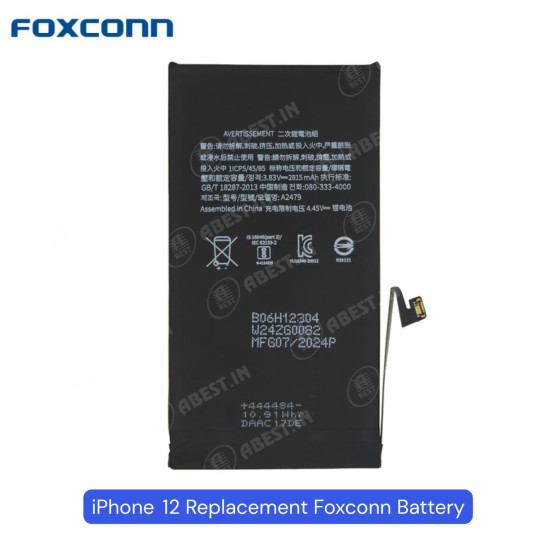 REPLACEMENT FOR IPHONE 12 FOXCONN BATTERY